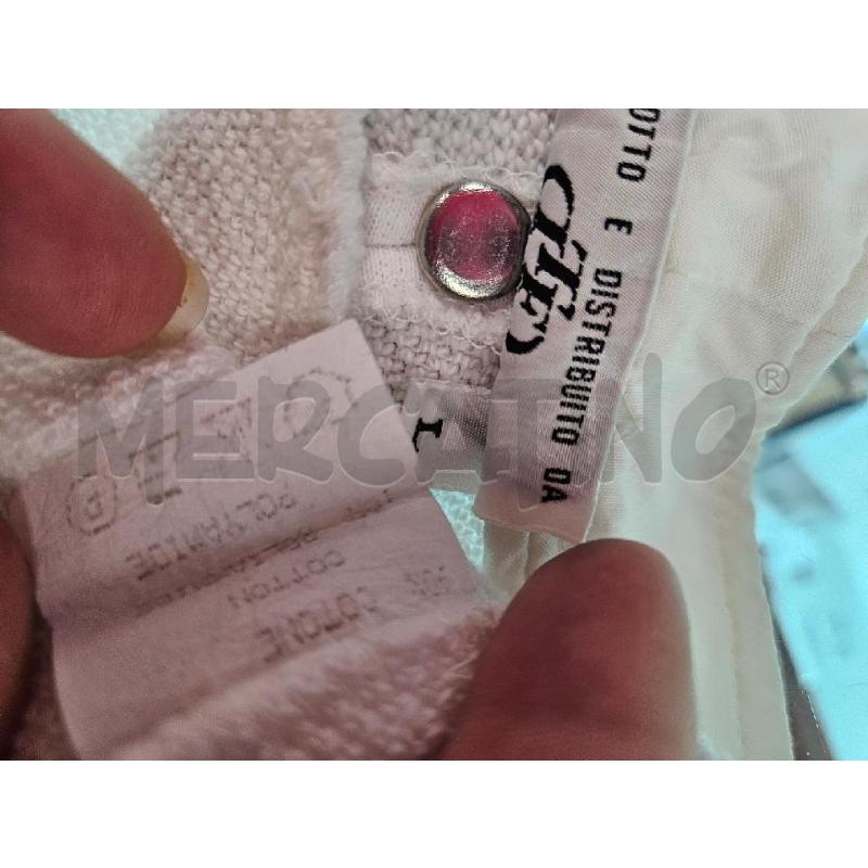 FELPA DONNA VALENTINO VINTAGE BIANCA TG. L | Mercatino dell'Usato Salerno torrione 5