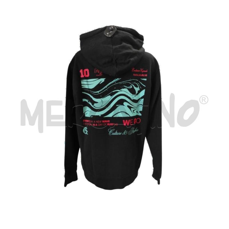 FELPA UOMO ACMILAN RAFALEAORL10 NERO STAMPE TG.XXL | Mercatino dell'Usato Salerno torrione 2