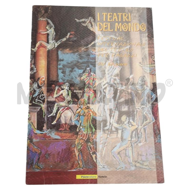 FOLDER FRANCOBOLLI I TEATRI DEL MONDO FESTIVAL INTERNAZIONALE TEATRO RAGAZZI XIV ED. | Mercatino dell'Usato Salerno torrione 1