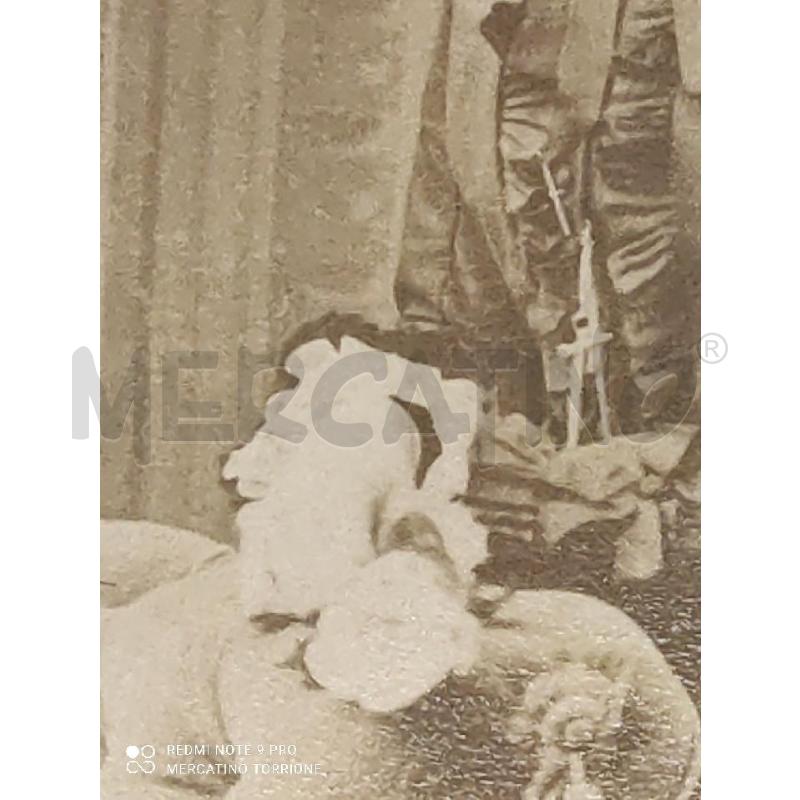 FOTO CDV GIOVANE DONNA POST MORTEM DI GEISER ALGER CARTE DE VISITE ALL'ALBUMINA VINTAGE 1870 CIRCA | Mercatino dell'Usato Salerno torrione 4
