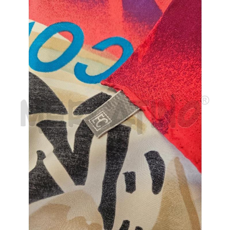 FOULARD ENRICO COVERI ROSA ANIMALIER | Mercatino dell'Usato Salerno torrione 3