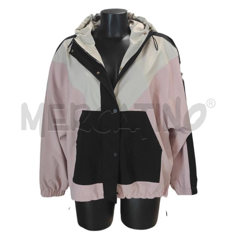 GIACCAA VENTO DONNA TWINSET ROSA BEIGE TG. M | Mercatino dell'Usato Salerno torrione 1