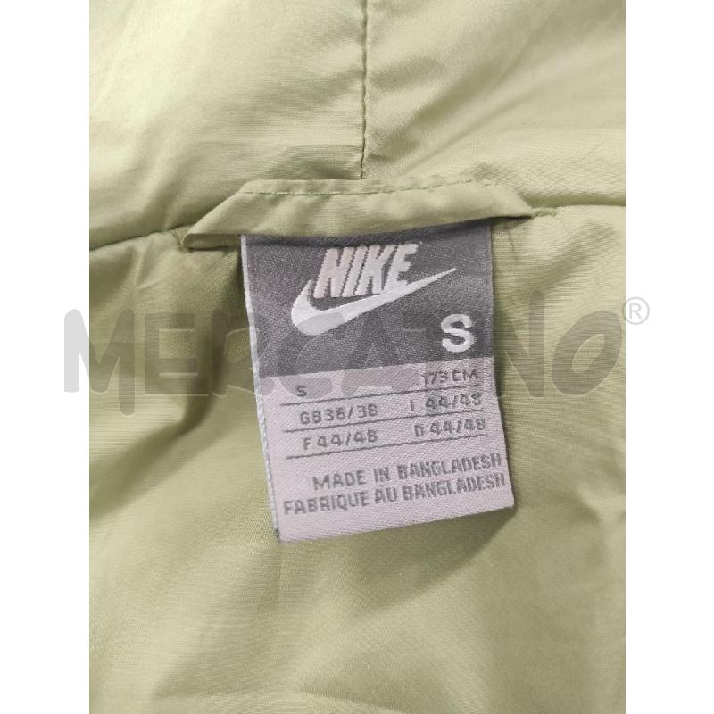 GIACCA A VENTO UOMO NIKE BEIGE VERDE TG. S  | Mercatino dell'Usato Salerno torrione 3