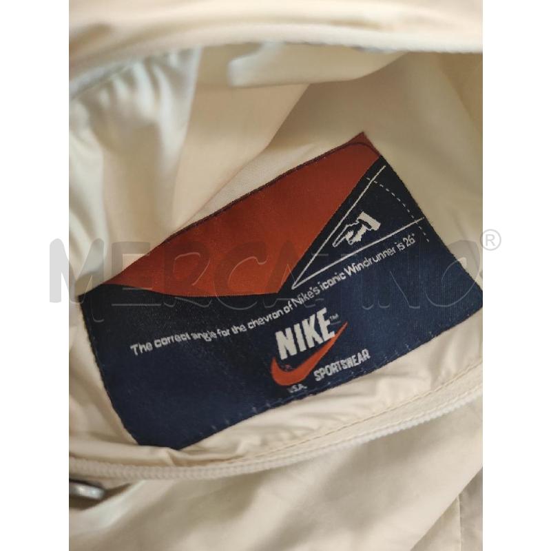 GIACCA A VENTO UOMO NIKE BEIGE VERDE TG. S  | Mercatino dell'Usato Salerno torrione 4