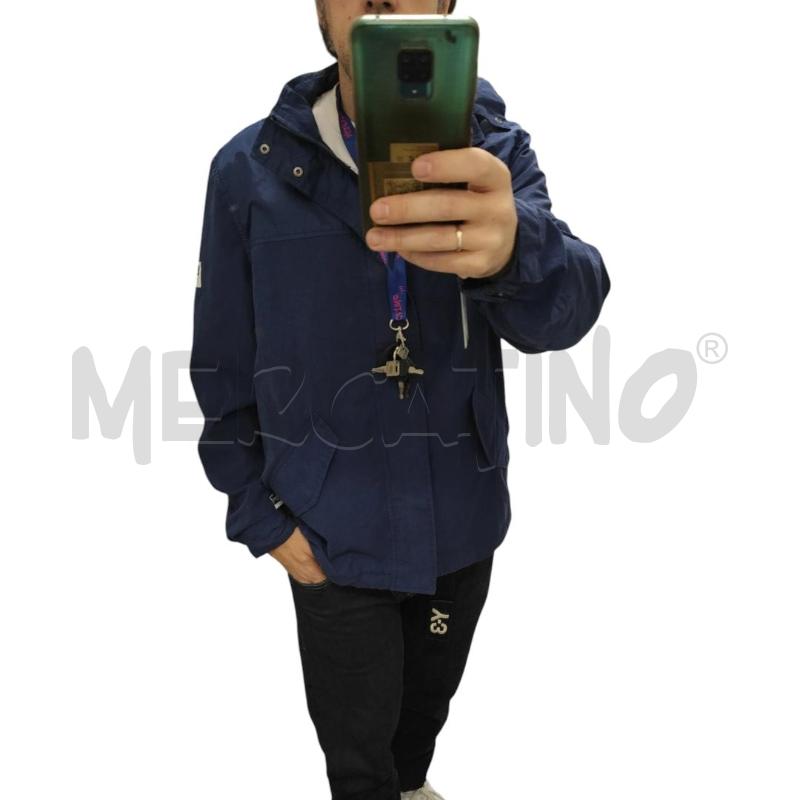 GIACCA A VENTO UOMO PEPE JEANS BLU TG. M | Mercatino dell'Usato Salerno torrione 3