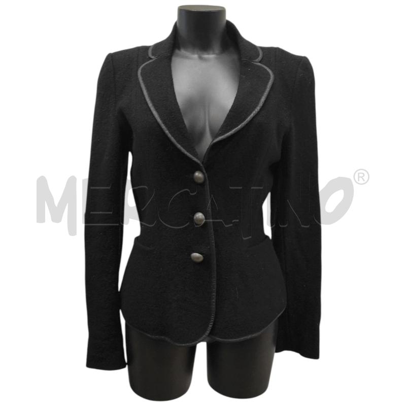 GIACCA DONNA EMPORIO ARMANI NERO LANA VERGINE TG. 46 | Mercatino dell'Usato Salerno torrione 1