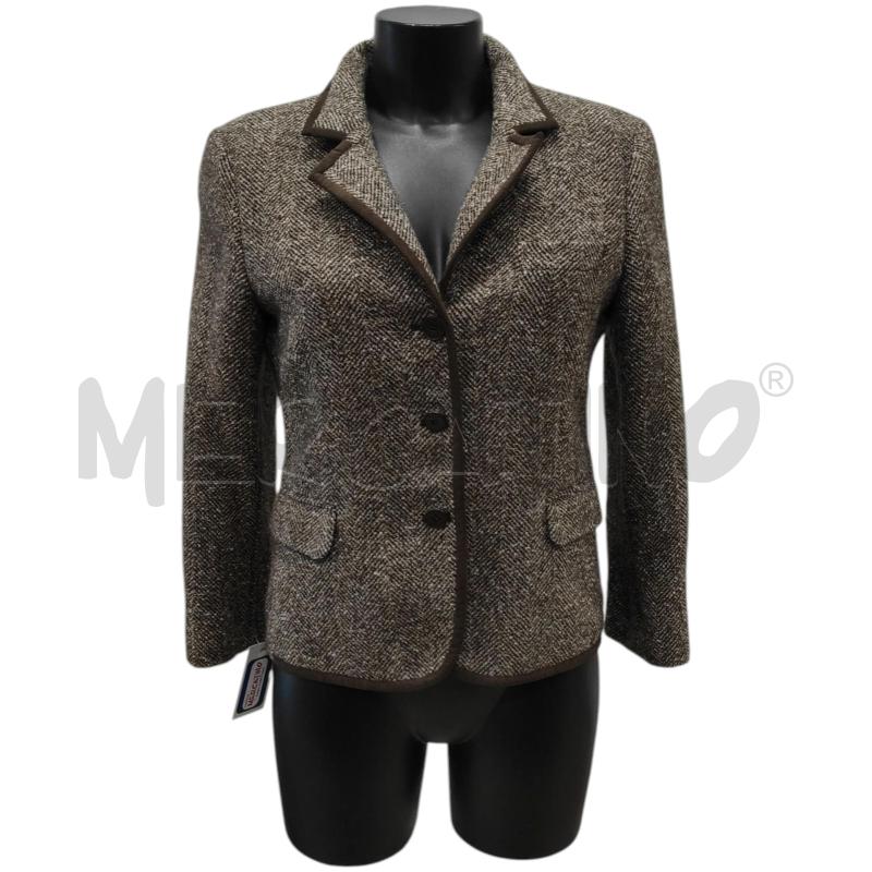 GIACCA DONNA ETRO MARRONE SPIGATA TG. 42 | Mercatino dell'Usato Salerno torrione 1