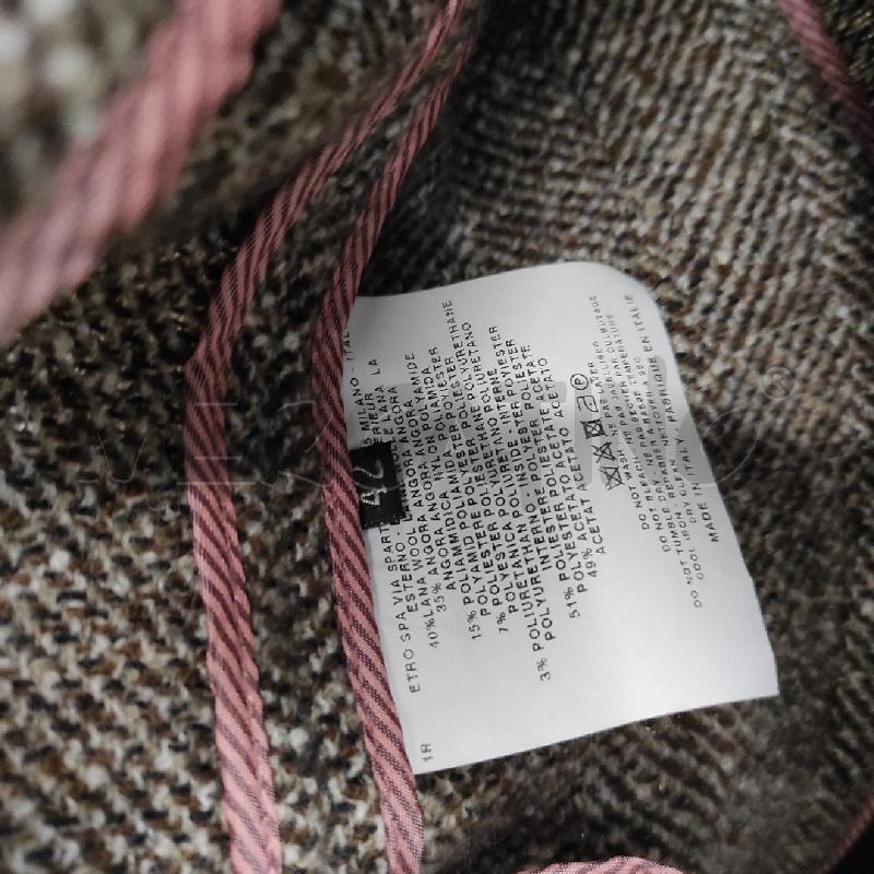 GIACCA DONNA ETRO MARRONE SPIGATA TG. 42 | Mercatino dell'Usato Salerno torrione 3