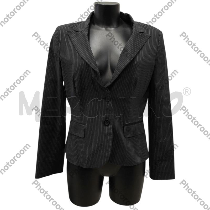 GIACCA DONNA L'EQUIPE BLU GESSATA TG. 48 | Mercatino dell'Usato Salerno torrione 1
