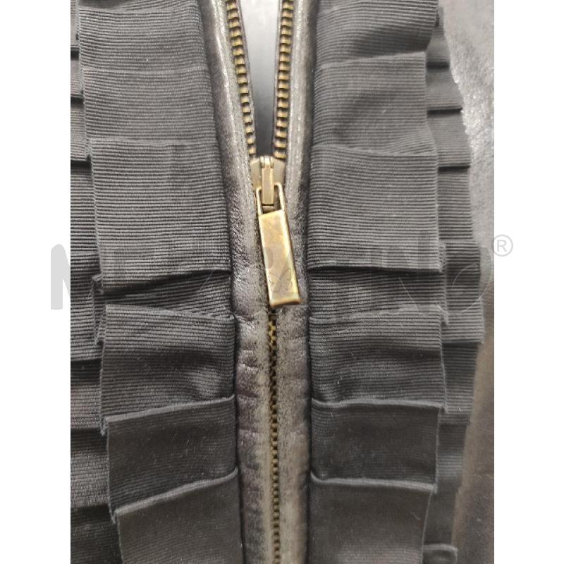 GIACCA DONNA MAX MARA NERA PELLE TG. 42 | Mercatino dell'Usato Salerno torrione 3