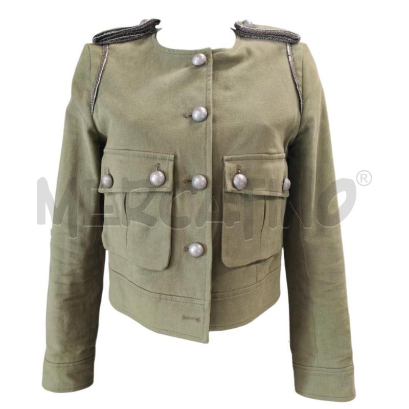 GIACCA DONNA PINKO VERDE TG 44 SPALLINE  | Mercatino dell'Usato Salerno torrione 1