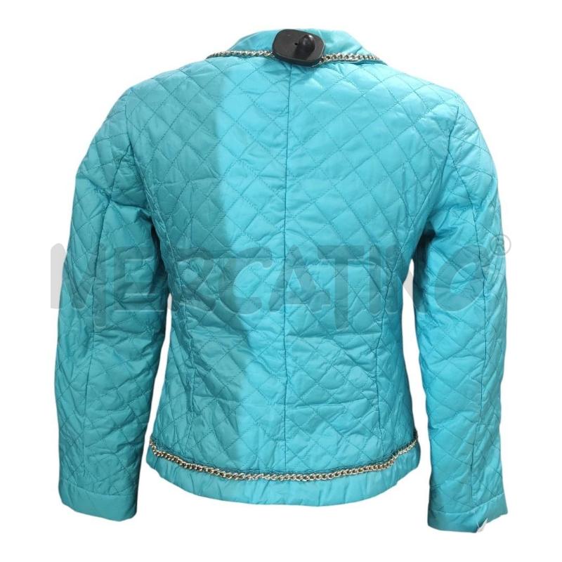 GIACCA DONNA PIUMINO CLIPS 100GR AZZURRO TG 44 | Mercatino dell'Usato Salerno torrione 2