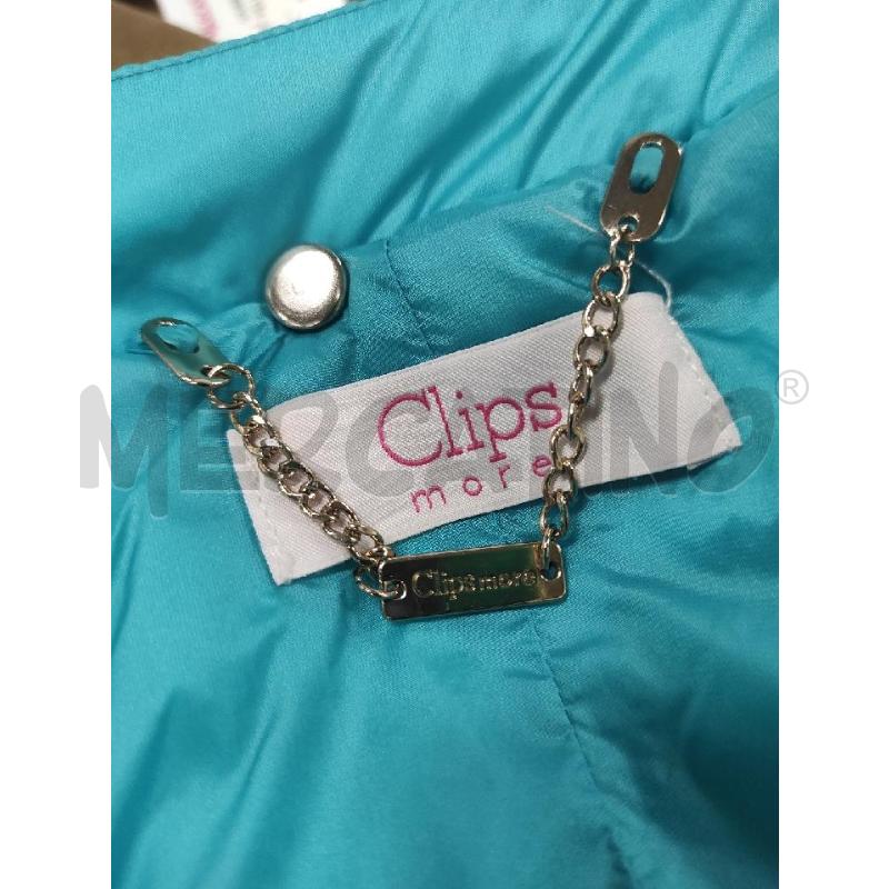 GIACCA DONNA PIUMINO CLIPS 100GR AZZURRO TG 44 | Mercatino dell'Usato Salerno torrione 3