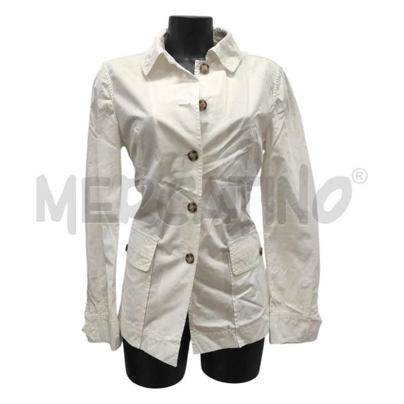 GIACCA DONNA PRADA BIANCA TG. 46 | Mercatino dell'Usato Salerno torrione 1