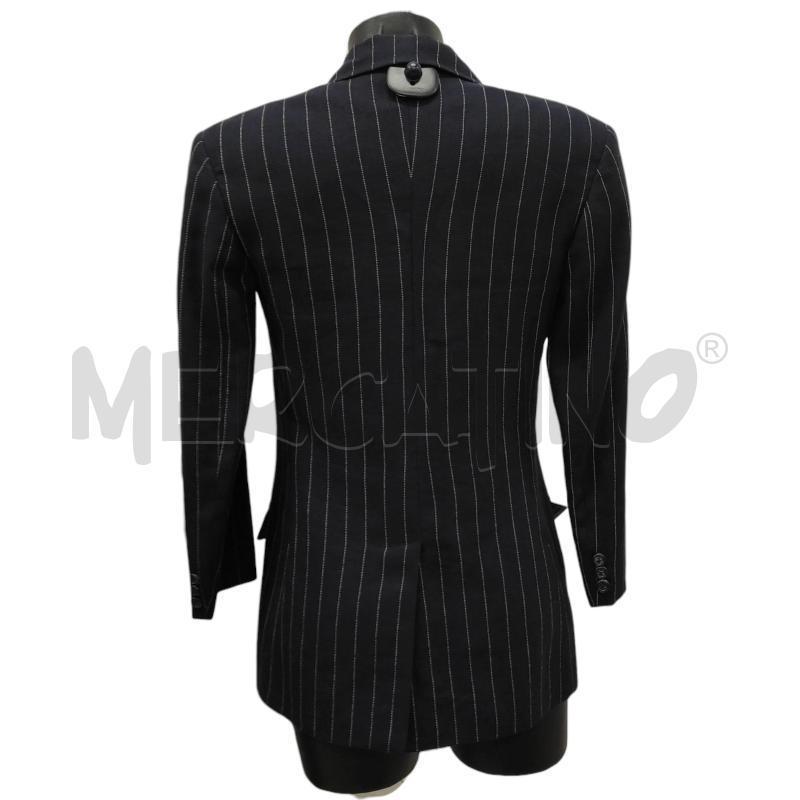 GIACCA DONNA RALPH LAUREN BLU GESSATA TG. 6 | Mercatino dell'Usato Salerno torrione 2