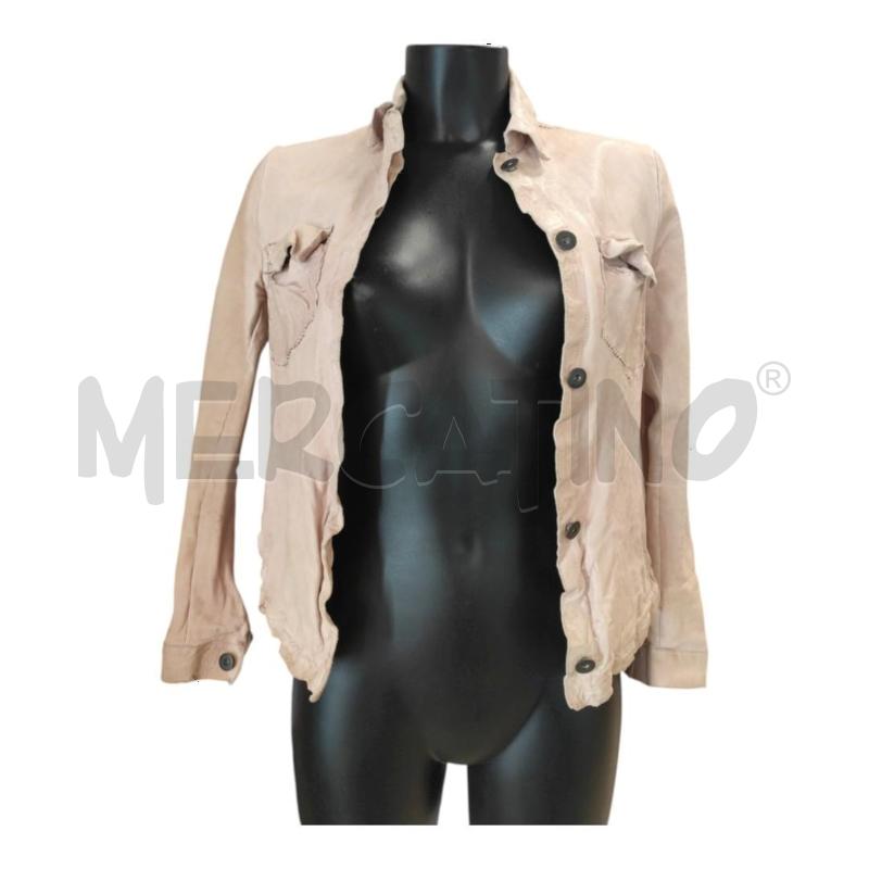 GIACCA DONNA SALVATORE SANTORO ROSA PELLE TG. 40  | Mercatino dell'Usato Salerno torrione 1