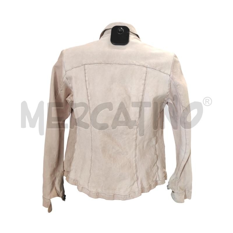 GIACCA DONNA SALVATORE SANTORO ROSA PELLE TG. 40  | Mercatino dell'Usato Salerno torrione 2