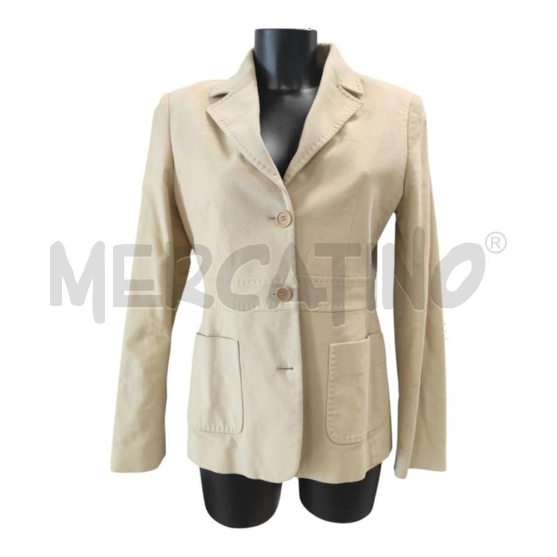 GIACCA DONNA SPORTMAX BEIGE AVVITATA TG. 42 | Mercatino dell'Usato Salerno torrione 1