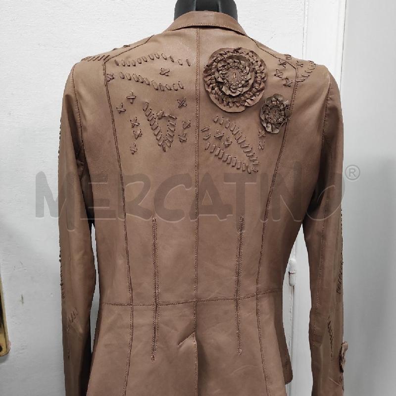 GIACCA DONNA SYLVIE SCHIMMEL MARRONE TG. 42 | Mercatino dell'Usato Salerno torrione 3