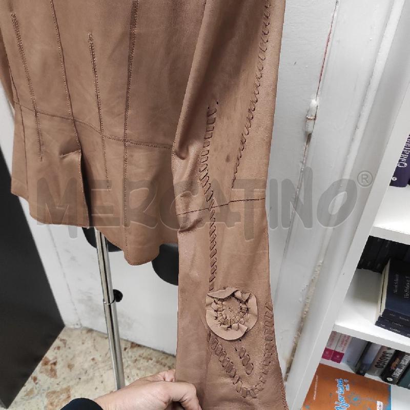 GIACCA DONNA SYLVIE SCHIMMEL MARRONE TG. 42 | Mercatino dell'Usato Salerno torrione 4