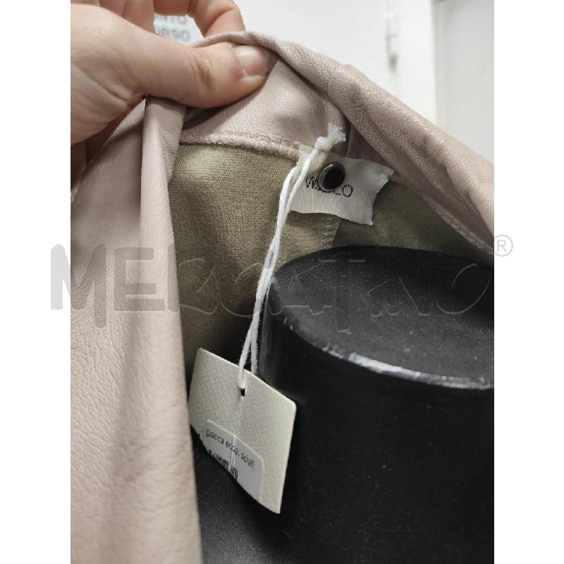 GIACCA DONNA VICOLO SIMILPELLE BEIGE TG. M | Mercatino dell'Usato Salerno torrione 2