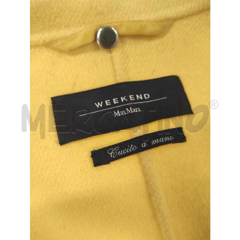 GIACCA DONNA WEEKEND MAX MARA GIALLA TG 38 OVER LANA VERGINE | Mercatino dell'Usato Salerno torrione 3