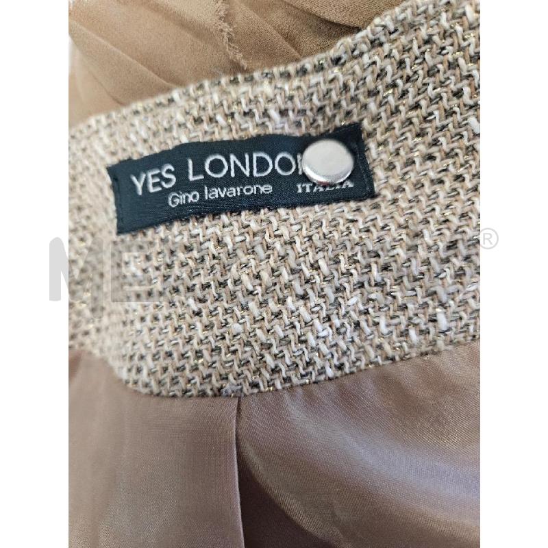 GIACCA DONNA YES LONDON TWEED OCRA TG. 40 | Mercatino dell'Usato Salerno torrione 3