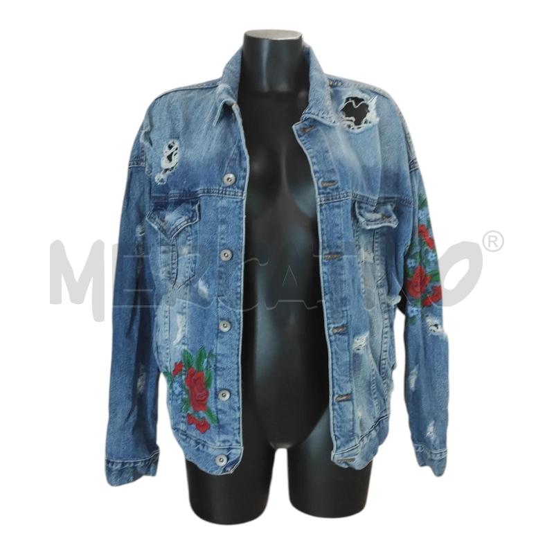 GIACCA JEANS UOMO ZARA ROSE E STRAPPI TG. M | Mercatino dell'Usato Salerno torrione 1