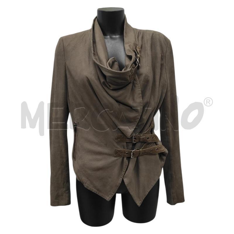 GIACCA PELLE DONNA MUUBAA TORTORA TG. 42 | Mercatino dell'Usato Salerno torrione 1