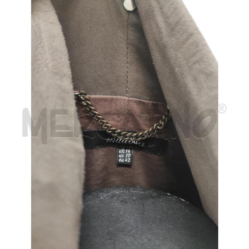 GIACCA PELLE DONNA MUUBAA TORTORA TG. 42 | Mercatino dell'Usato Salerno torrione 2