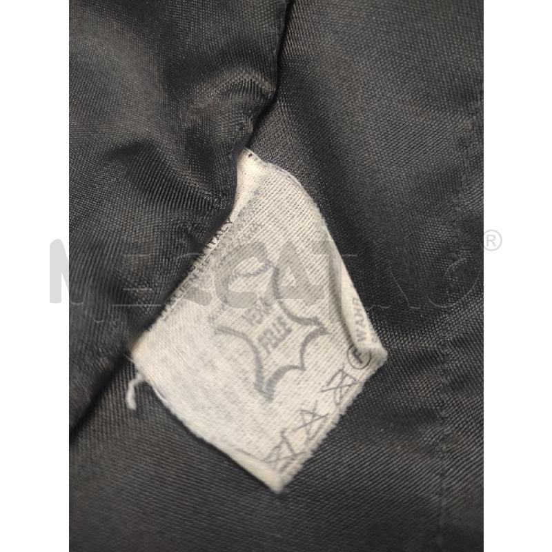 GIACCA PELLE DONNA PASQUALE MOLA NERO TG.M | Mercatino dell'Usato Salerno torrione 3