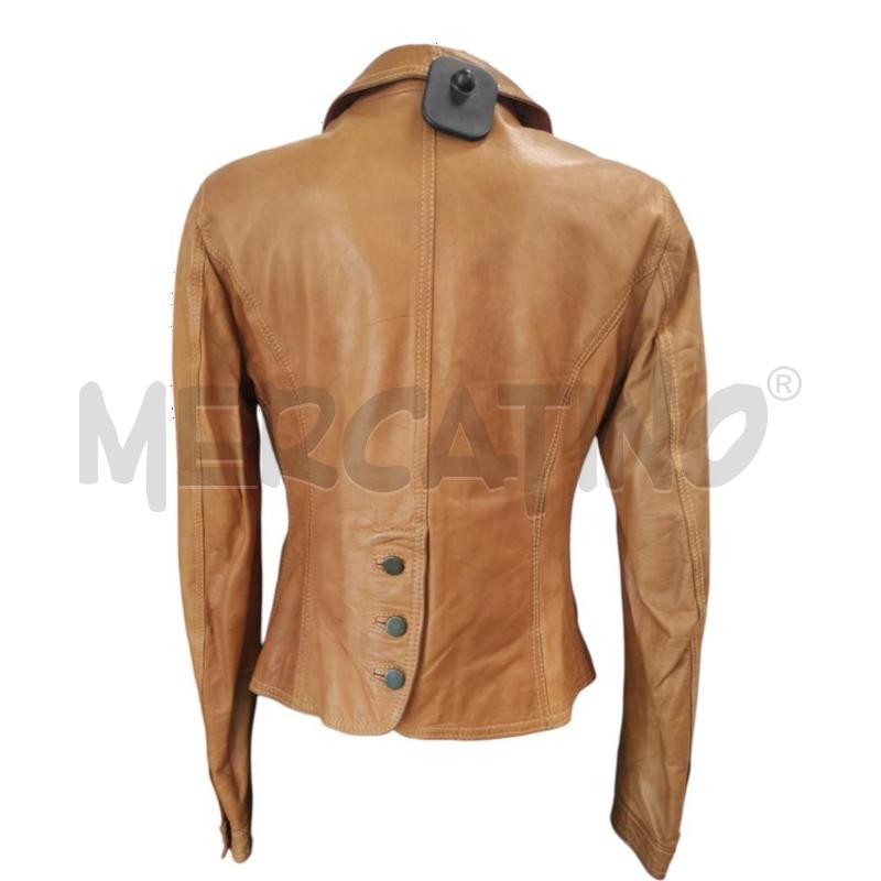 GIACCA PELLE DONNA SANDRO FERRONE MARRONCINO COGNAC TG. XXL | Mercatino dell'Usato Salerno torrione 2