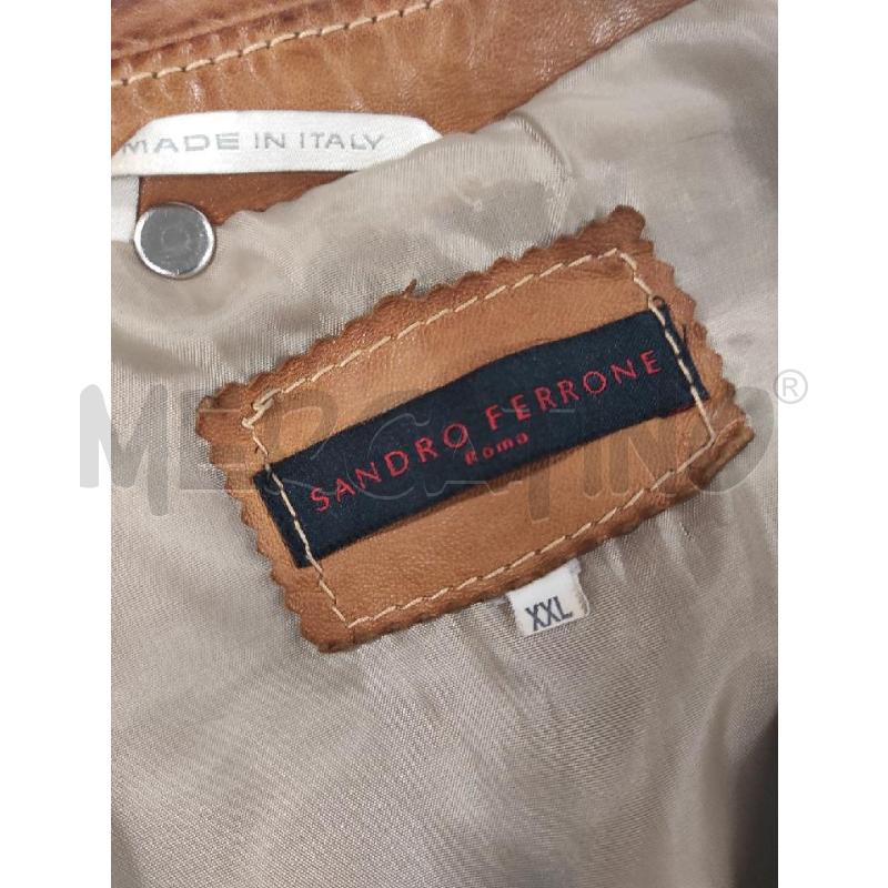 GIACCA PELLE DONNA SANDRO FERRONE MARRONCINO COGNAC TG. XXL | Mercatino dell'Usato Salerno torrione 3
