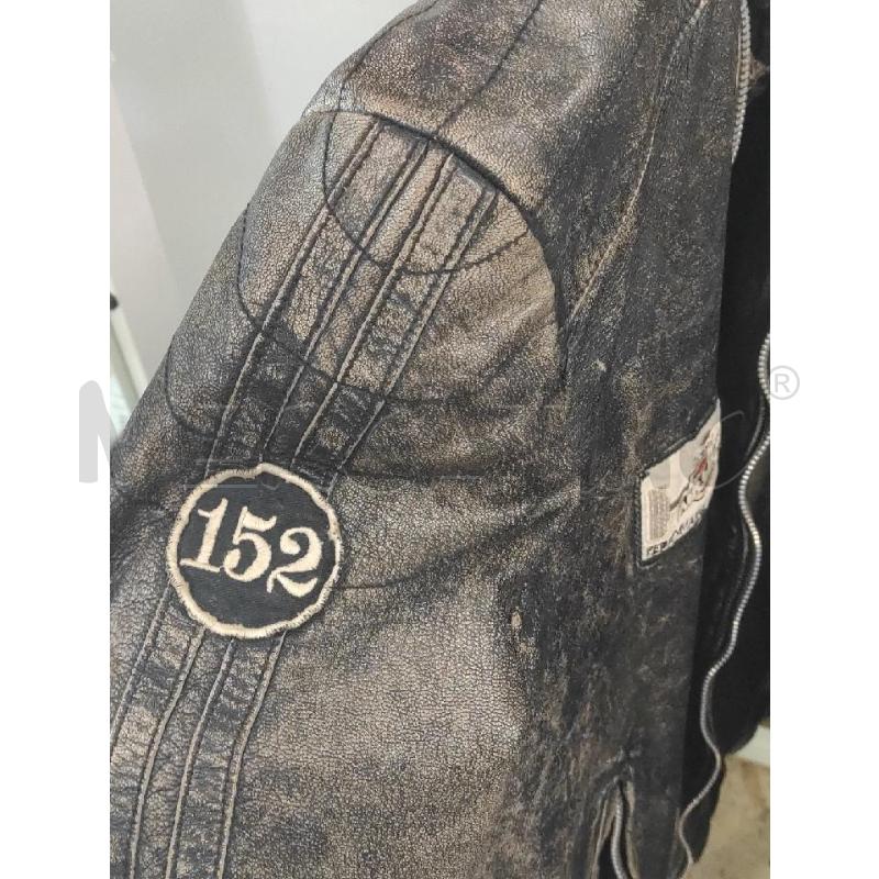 GIACCA PELLE UOMO GUESS GRIGIO MARTELLATO TG. L | Mercatino dell'Usato Salerno torrione 3