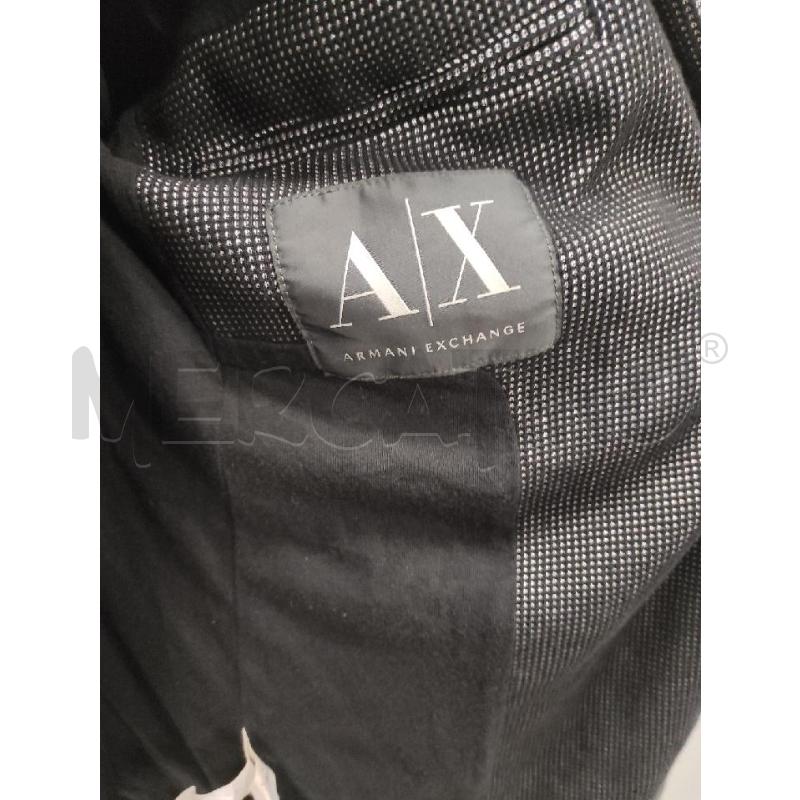 GIACCA UOMO ARMANI EXCHANGE GRIGIA A QUADRATINI TG. L | Mercatino dell'Usato Salerno torrione 3