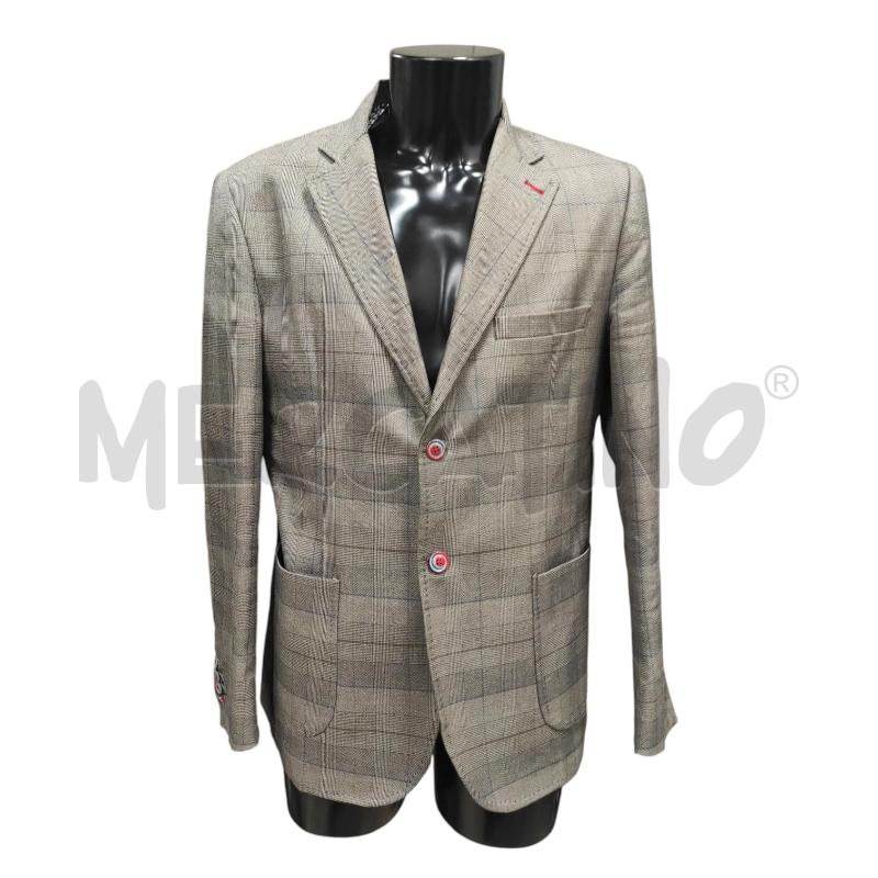 GIACCA UOMO BELLINI TORTORA PRINCIPE DI GALLES TG. 54 | Mercatino dell'Usato Salerno torrione 1