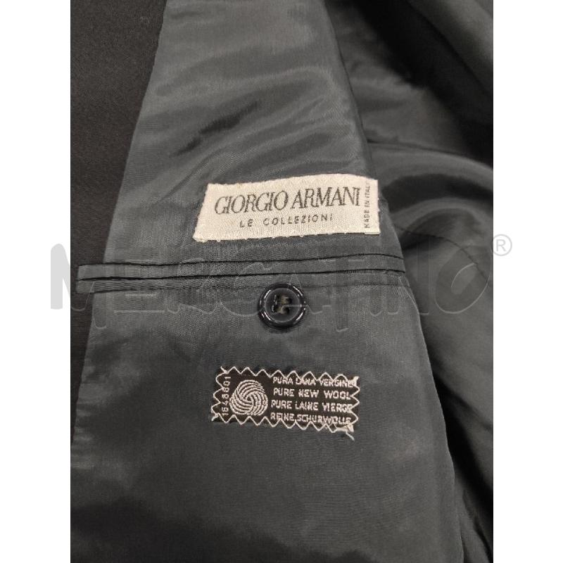 GIACCA UOMO GIORGIO ARMANI LE COLLEZIONI NERA TG. 50  | Mercatino dell'Usato Salerno torrione 3