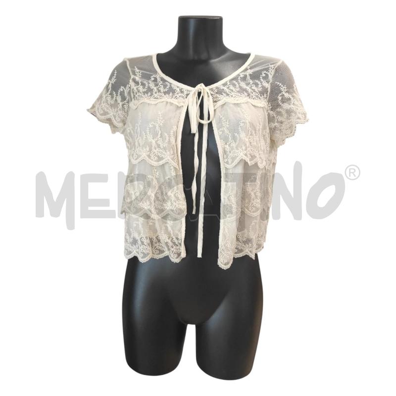 GILET DONNA DIXIE BEIGE RICAMATO TG. M | Mercatino dell'Usato Salerno torrione 1