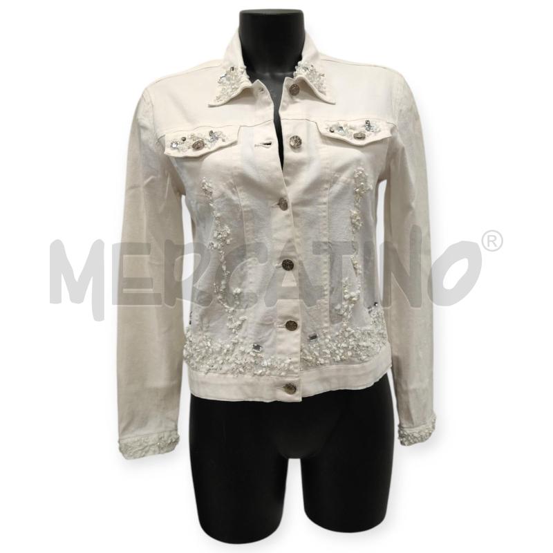 GIUBBINO DONNA ANTICA SARTORIA BIANCA TG. 42 | Mercatino dell'Usato Salerno torrione 1