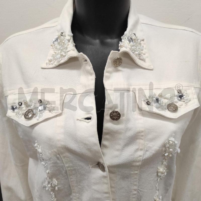 GIUBBINO DONNA ANTICA SARTORIA BIANCA TG. 42 | Mercatino dell'Usato Salerno torrione 5