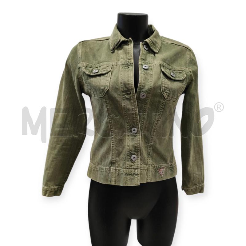 GIUBBINO DONNA JEANS  GUESS VERDE TG. 12A | Mercatino dell'Usato Salerno torrione 1