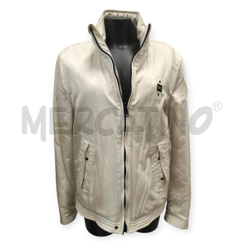 GIUBBOTTO UOMO BLAUER BIANCO TG. L  | Mercatino dell'Usato Salerno torrione 1