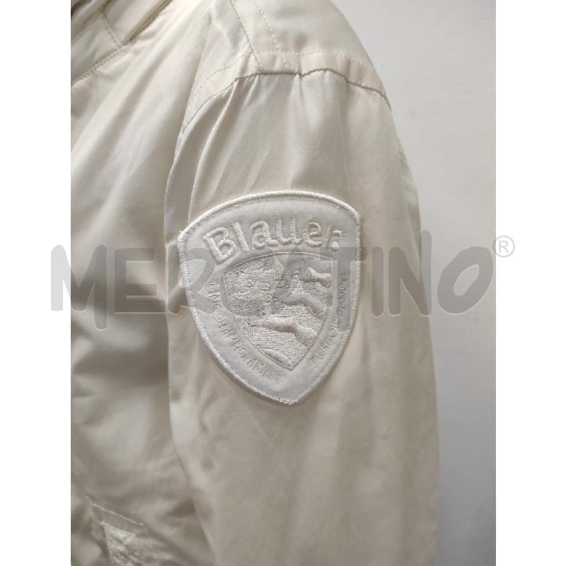 GIUBBOTTO UOMO BLAUER BIANCO TG. L  | Mercatino dell'Usato Salerno torrione 2