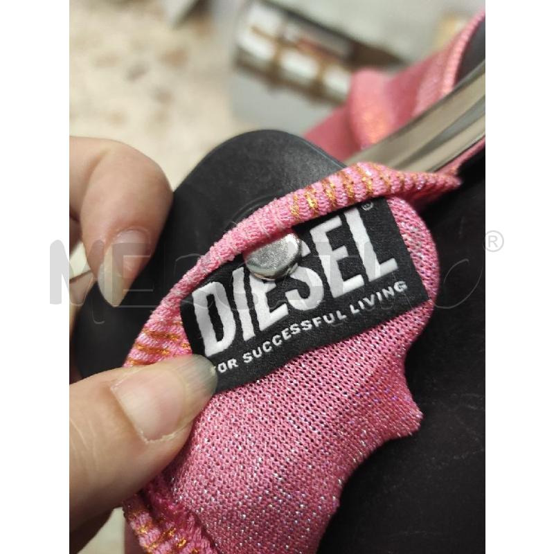 GONNA DIESEL ARANCIO FUCSIA CANGIANTE SPACCO GANCETTI TG. S | Mercatino dell'Usato Salerno torrione 4
