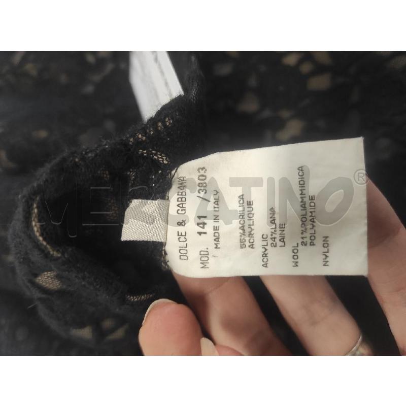 GONNA DOLCE E GABBANA PIZZO NERO TG. 38 | Mercatino dell'Usato Salerno torrione 2