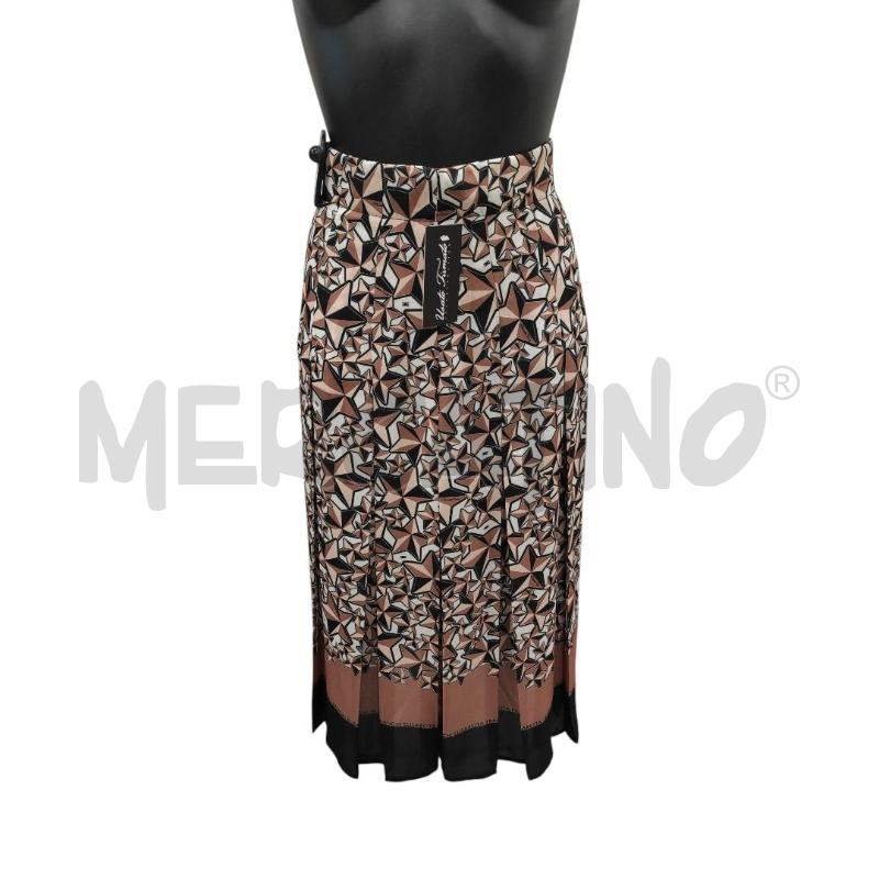 GONNA ELISABETTA FRANCHI MARRONE FANTASIA STELLE TG. 38 | Mercatino dell'Usato Salerno torrione 1