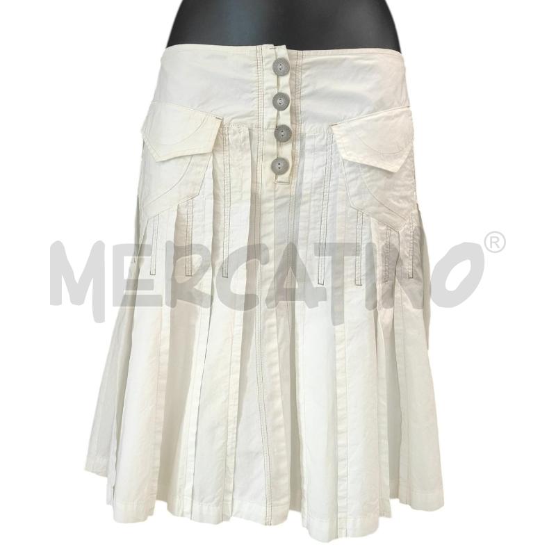 GONNA SPORTMAX BIANCA TG. 46 | Mercatino dell'Usato Salerno torrione 1