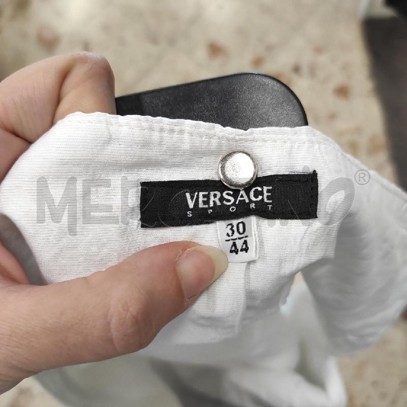 GONNA VERSACE BIANCA CINTURA CELESTE TG.44 | Mercatino dell'Usato Salerno torrione 2