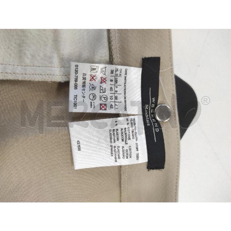 GONNA WEEKEND MAX MARA BEIGE TG. 42  | Mercatino dell'Usato Salerno torrione 2