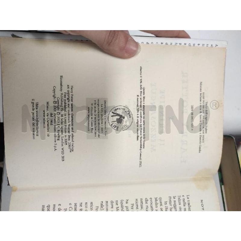 HARRY POTTER SERIE COMPLETA PRIMA EDIZIONE  | Mercatino dell'Usato Salerno torrione 2